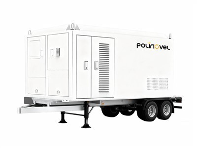 261kWh 160KW Remolque Montado Sistema Móvil de Almacenamiento de Energía ukampi